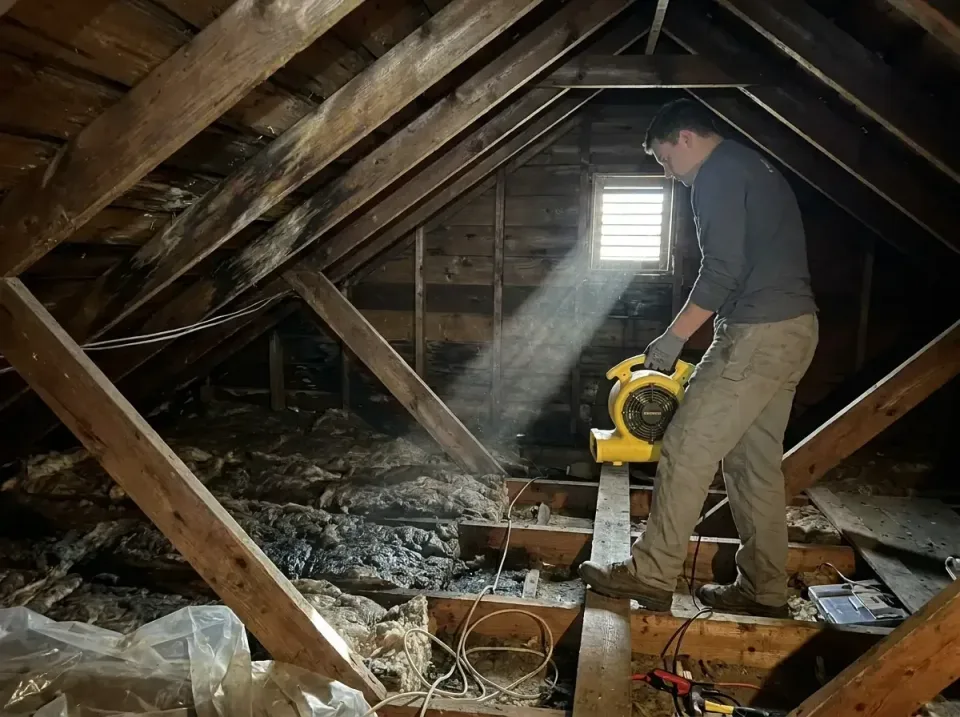 attic-water-damage-drying-proc-007 — frequently asked questions, Emergency Water Extraction & 24/7 Flood Response in Deer Lo…